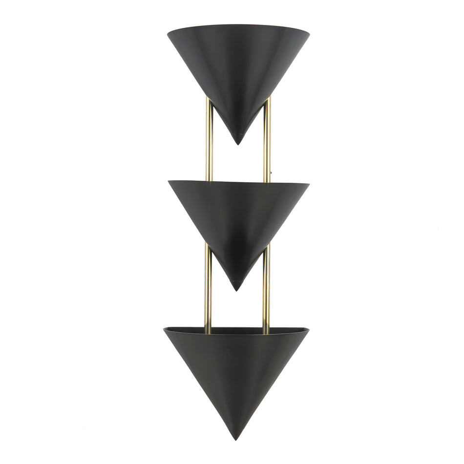 Versus 28-in Black Wall Sconce
