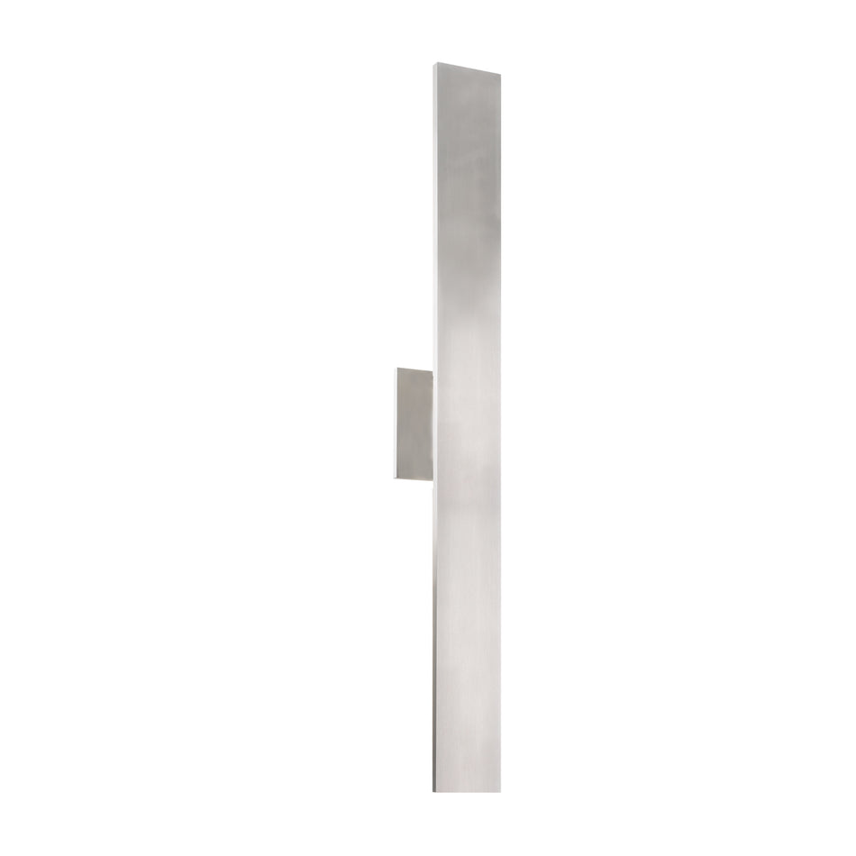 Vesta 36-in Brushed Nickel LED All terior Wall