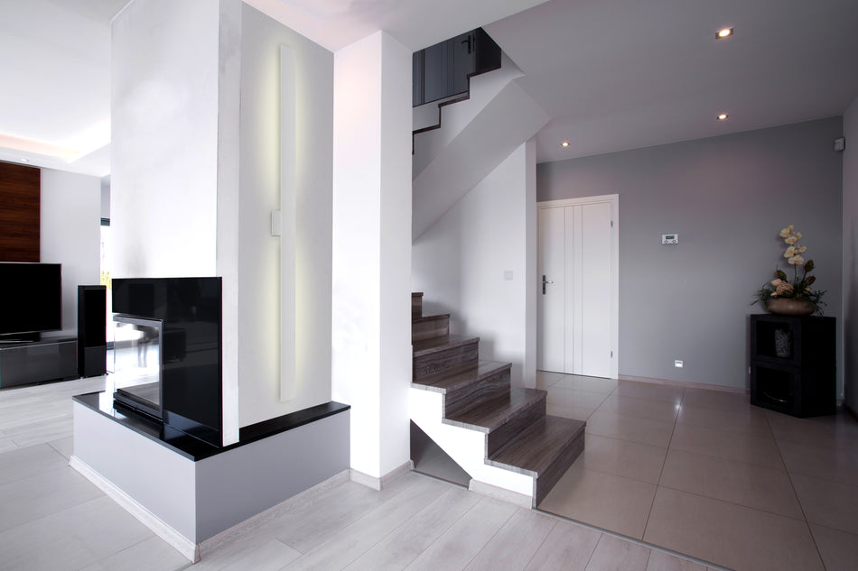 Vesta 72-in White LED All terior Wall by KUZCO