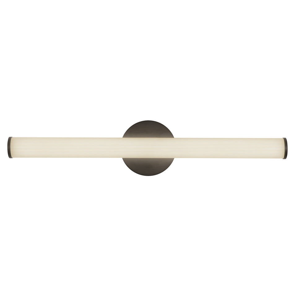 Vire 24-in Black dimmable LED Wall Sconce