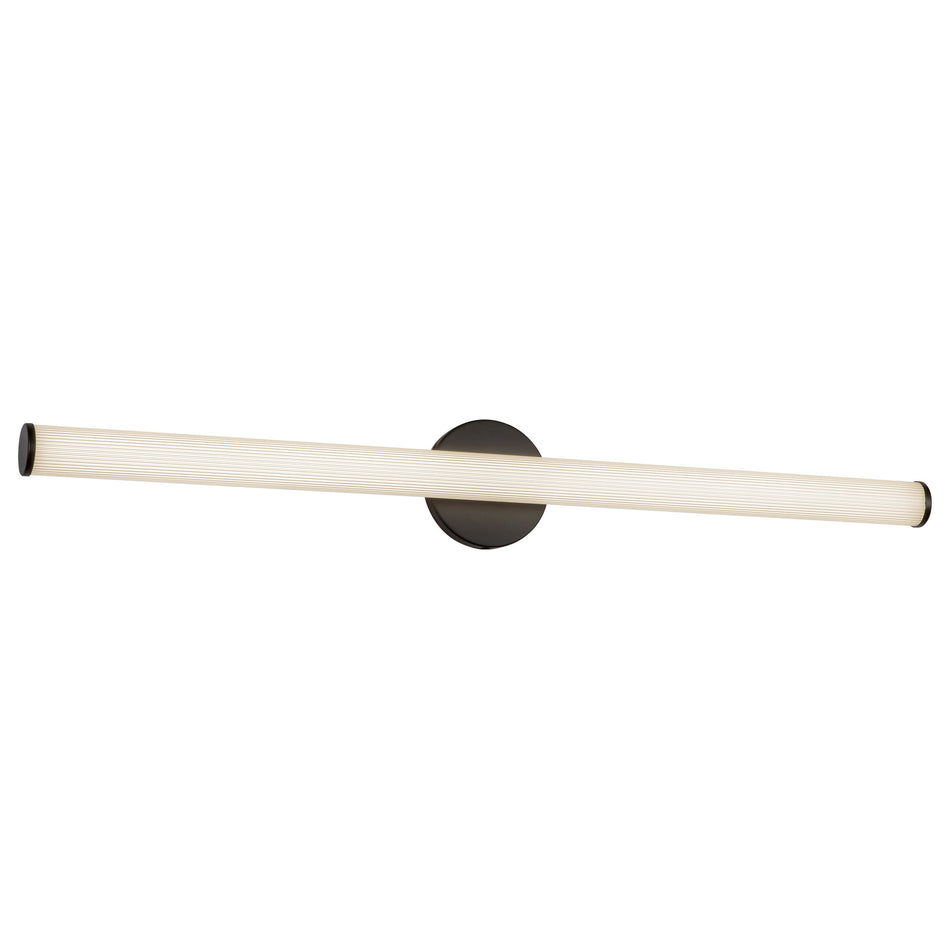 Vire 36-in Black dimmable LED Wall Sconce