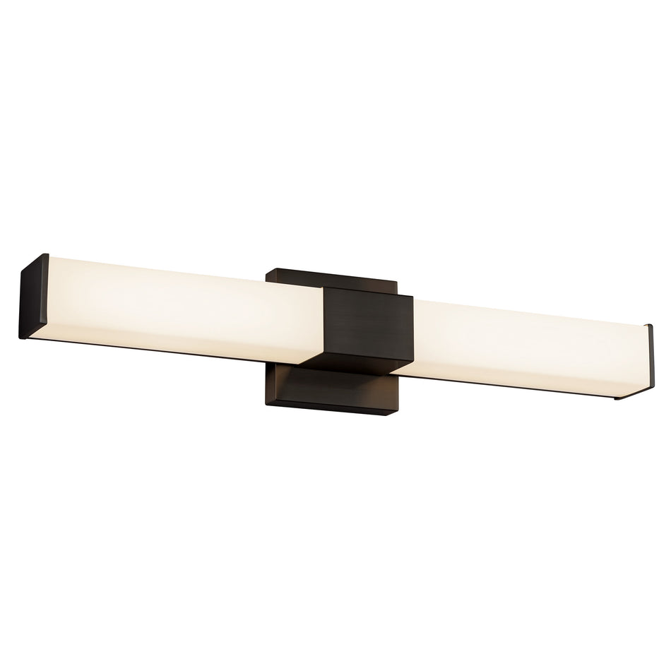 Vivi 24-in Black dimmable LED Wall Sconce