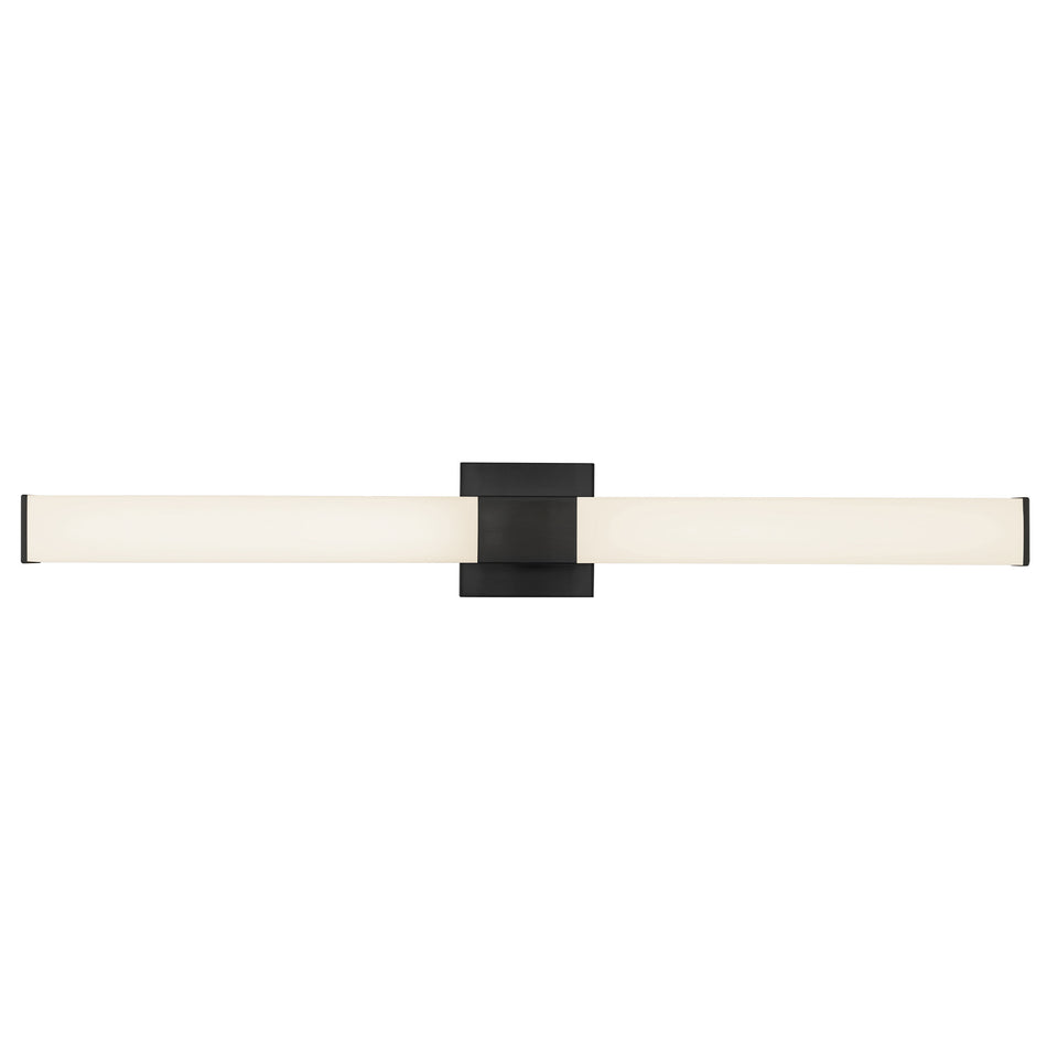 Vivi 36-in Black dimmable LED Wall Sconce