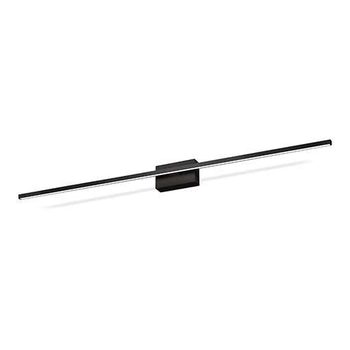 Vega Minor 48-in Black LED Vanity by KUZCO