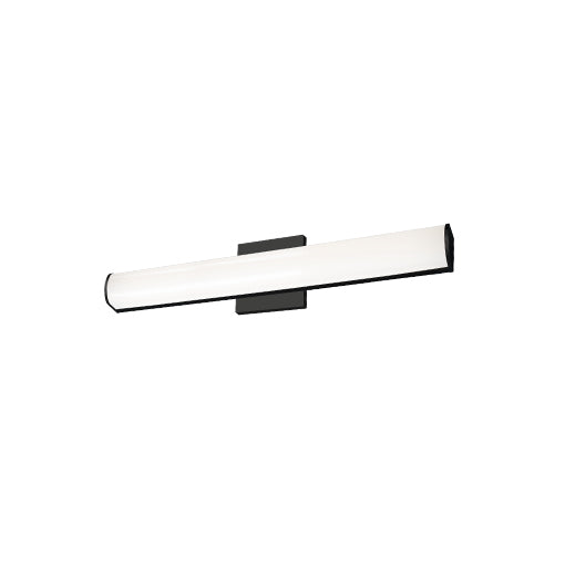 Longitude 20-in Black LED Vanity by KUZCO