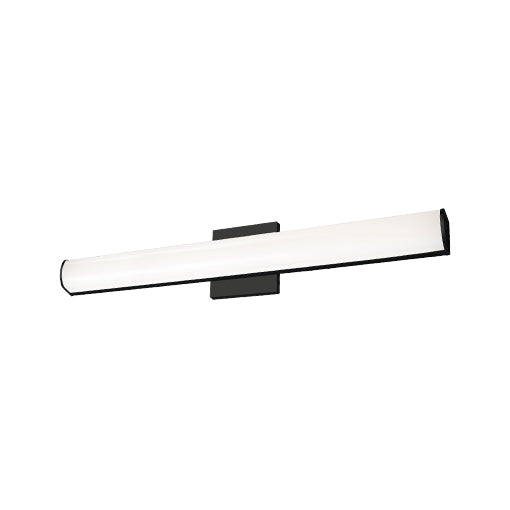 Longitude 24-in Black LED Vanity by KUZCO
