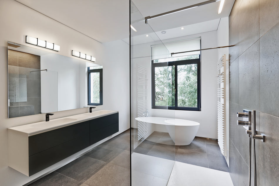 Watford 35-in Black LED Vanity by KUZCO