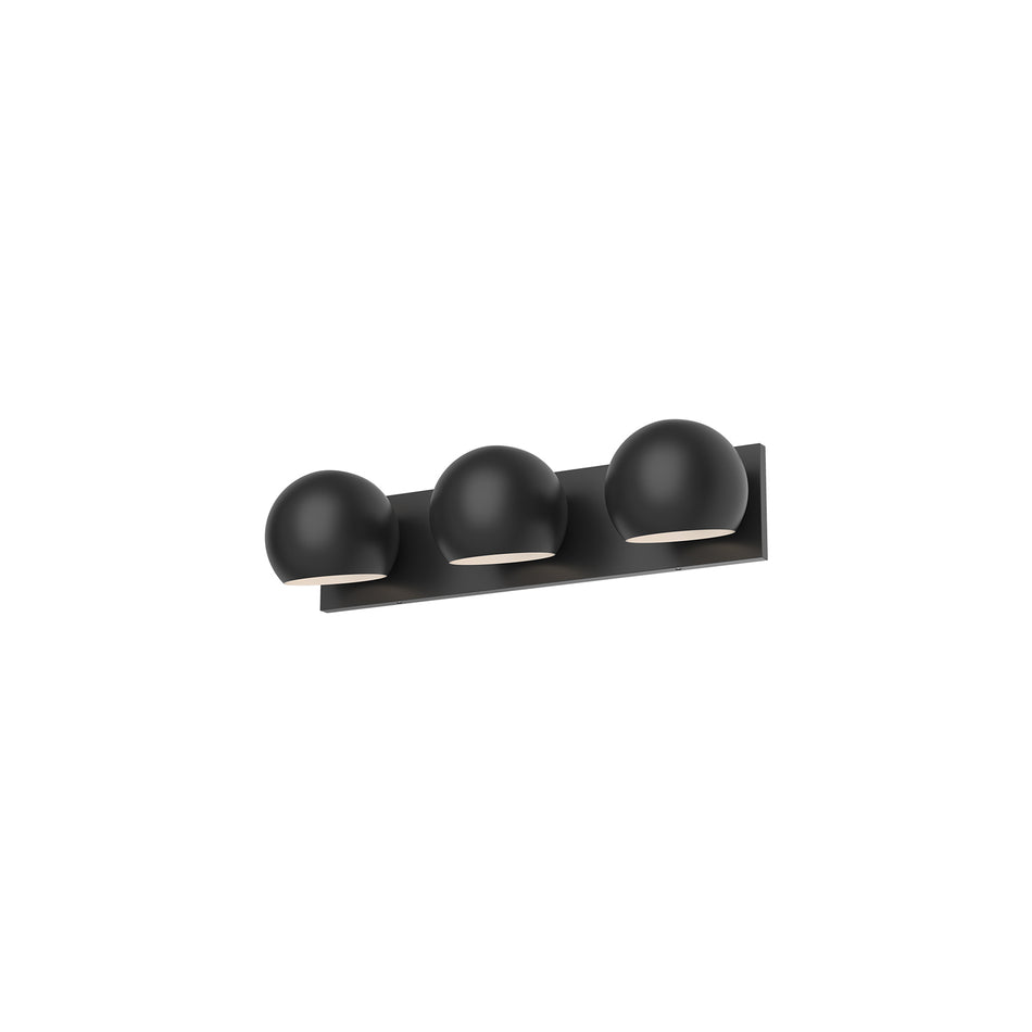 Willow 22-in Matte Black 3 Lights Vanity by ALORA MOOD