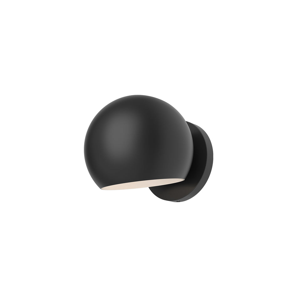 Willow 6-in Matte Black 1 Light Wall/Vanity by ALORA MOOD