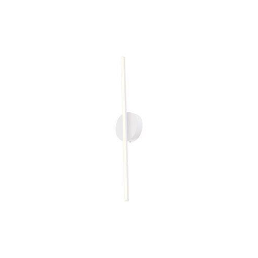 Chute 23-in White LED Wall Sconce by KUZCO