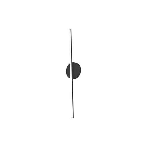 Chute 35-in Black LED Wall Sconce by KUZCO