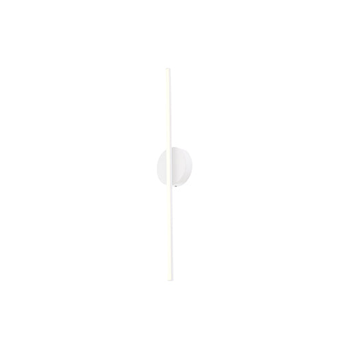 Chute 35-in White LED Wall Sconce by KUZCO