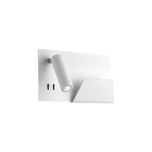 Dorchester 11-in White LED Wall Sconce by KUZCO
