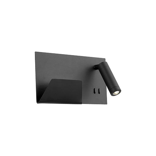 Dorchester 11-in Black LED Wall Sconce by KUZCO