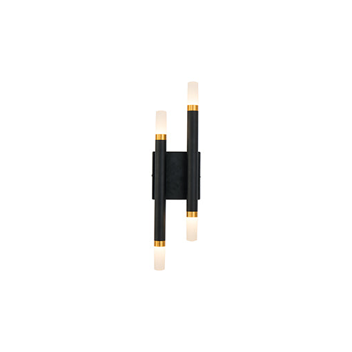 Draven 5-in Black LED Wall Sconce by KUZCO