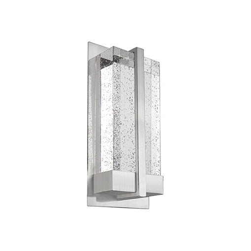 Gable 12-in Brushed Nickel LED Wall Sconce by KUZCO