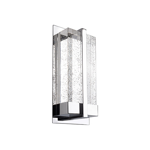 Gable 12-in Chrome LED Wall Sconce by KUZCO