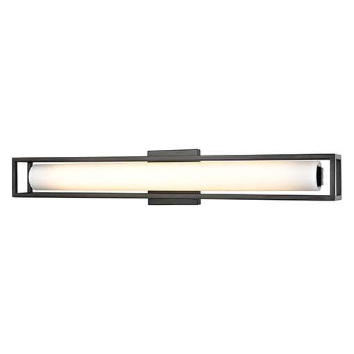 Lochwood 27-in Black LED Wall Sconce by KUZCO