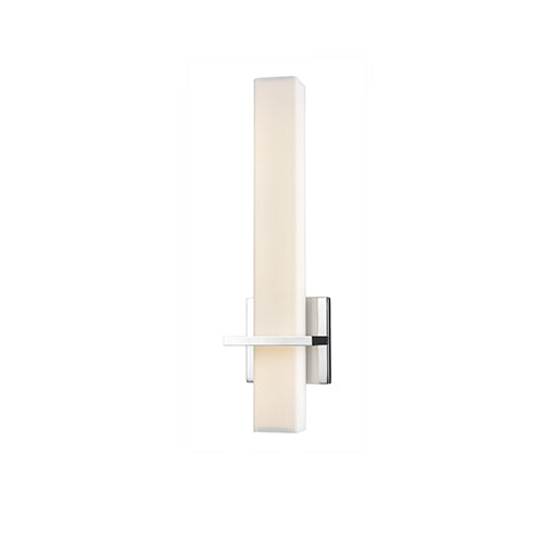 Nepal 18-in Chrome LED Wall Sconce by KUZCO