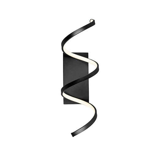 Synergy 24-in Black LED Wall Sconce by KUZCO