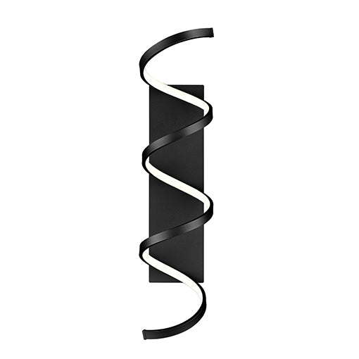 Synergy 36-in Black LED Wall Sconce by KUZCO