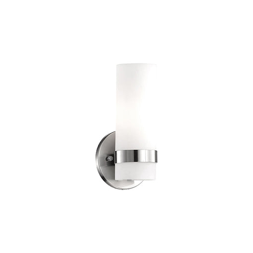 Milano 9-in Brushed Nickel LED Wall Sconce by KUZCO