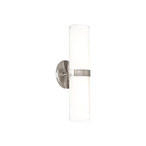 Milano 15-in Brushed Nickel LED Wall Sconce by KUZCO