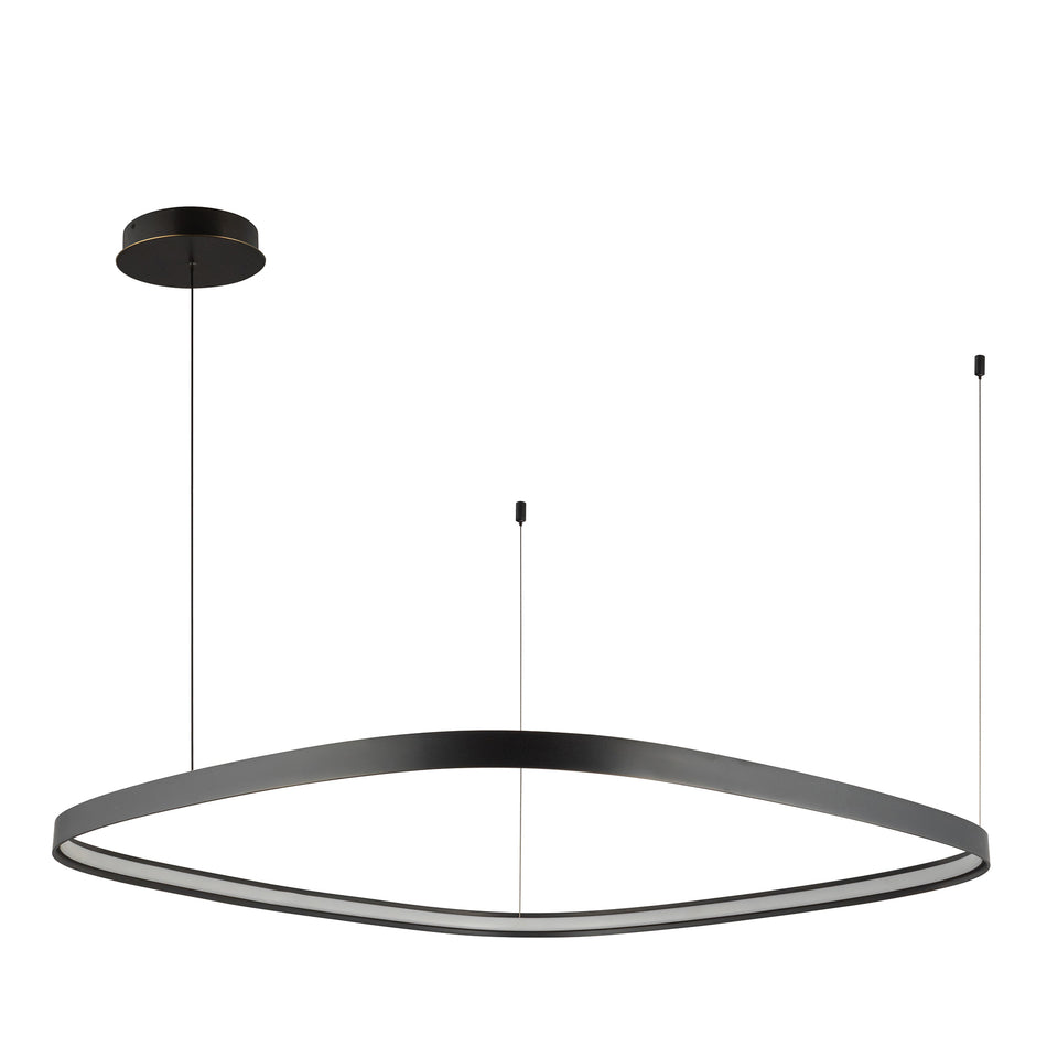 Yukon 40-in Urban Bronze LED Pendant by KUZCO