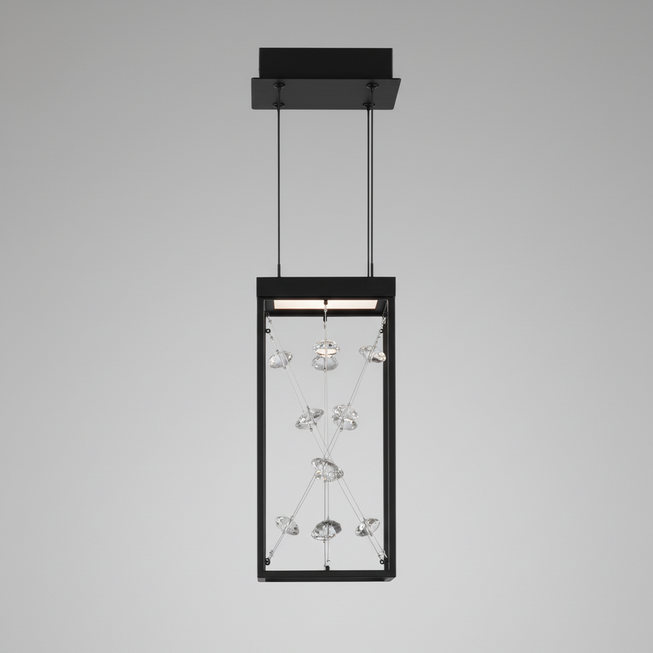 Entanglement-Single Pendant on gray background