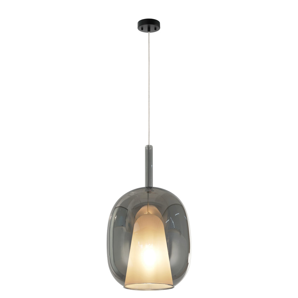 DUSK PENDANT SMOKE GLASS