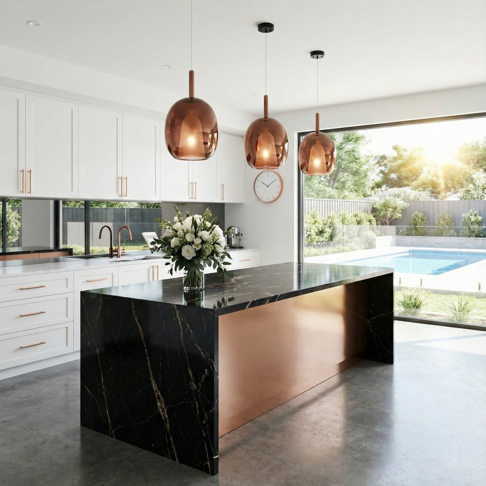 DUSK PENDANT ESPRESSO GLASS