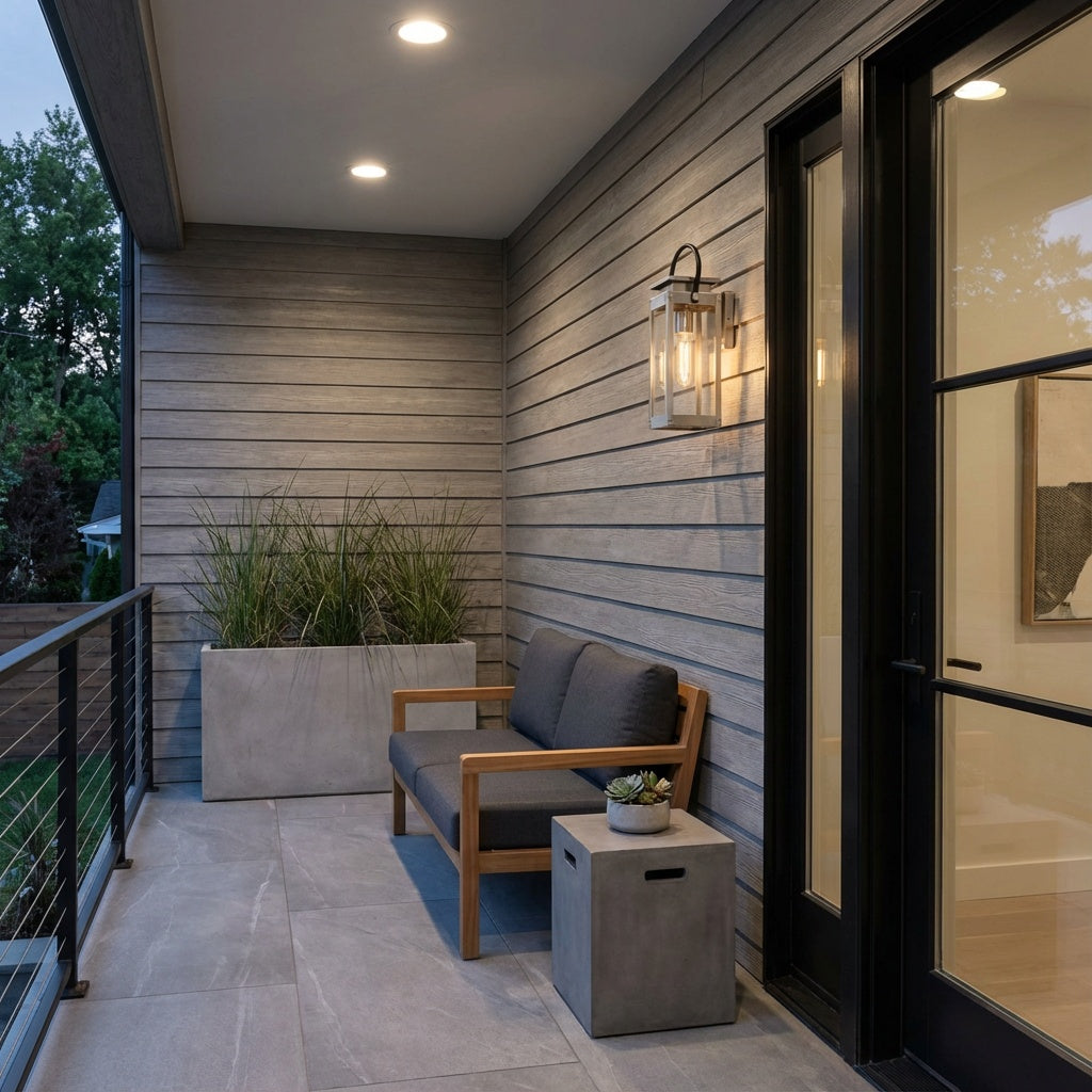 1 light Union Square gas lantern reproduction in stainless steel by Progress