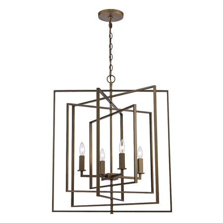 El Capitan 26" Pendant Style Cage Chandelier by TransGlobe