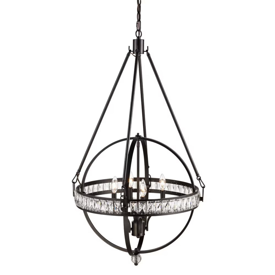 Elan 4-Light Rubbed Oil Bronze Pendant