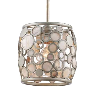 1LT-PENDANT CIRCLE GLS-ASL by TransGlobe