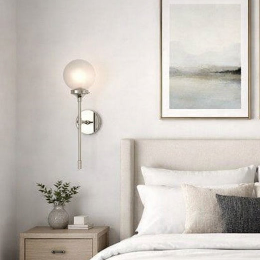 Elk 15361/1 Boudreaux Wall Sconce, 1-Light 60 Watts, Polished Nickel