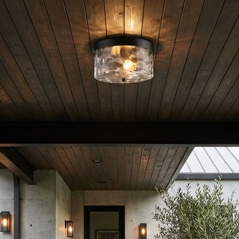 ELK Home Grand Aisle 42253-2 Hazelnut Bronze 2 Lights 120W Outdoor Flush Mount