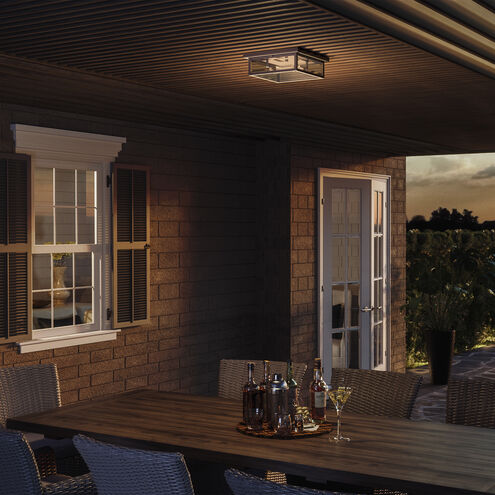 Westover 2 Light 12 inch Western Bronze Outdoor Flush Mount by Quoizel